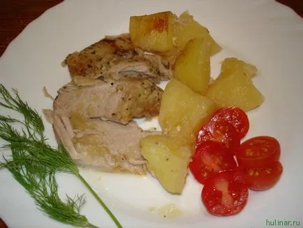 Carne de porc cu mere în mânecă, site-ul culinar masculin - cele mai bune rețete cu fotografii