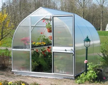 Üvegházak polikarbonát (47 fotó) Jó kerti faház határozat