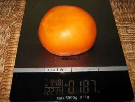 Tomate - portocaliu descriere varietate gigant, fotografii de fructe, în special randamentul de tomate