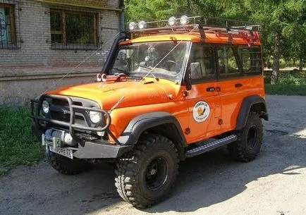 Tuning UAZ Hunter jellemzői és trükkök