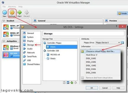 Instalarea ms dos in virtualbox