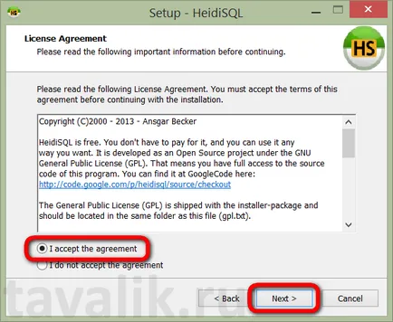 Instalarea și configurarea heidisql MySQL