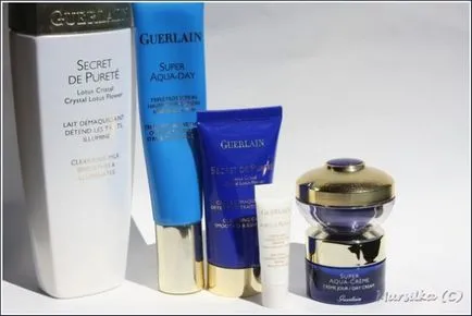 Грижа за лицето Guerlain - обзор на две почистващи и четири мнения кремове за лице