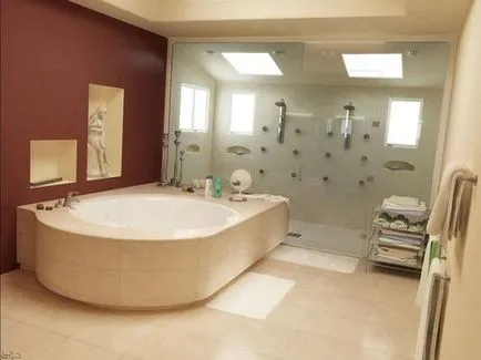 Fürdőszoba a görög stílusban képet lakberendezési ötletek