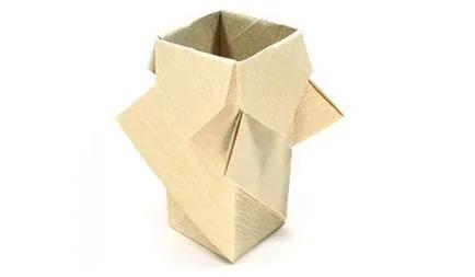 монтаж Ваза оригами верига