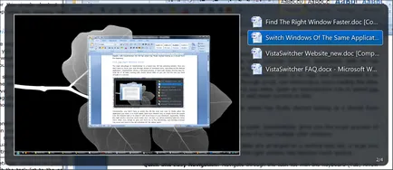 Vistaswitcher - алтернативен заместител ALT-
