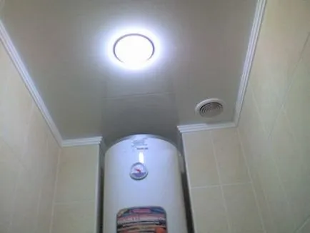 Аспиратор в оборудването тоалетна и баня с вентилатор, клапан