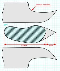 papuci orientale cu modelul lui mâini