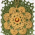 flori crochet - clopot - decor Caleidoscop