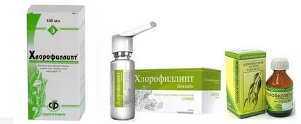 Chlorophyllipt деца в носа, hlorofillipt при настинка при децата