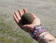 Japán földes labdák dorodango, macterskaya