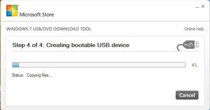 bootable USB flash drive ferestre