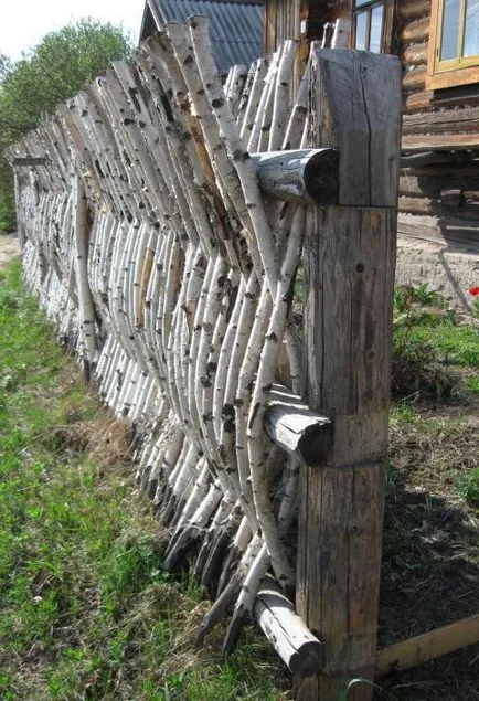 Kerítés oszlopok olcsó és funkcionális (fotó)