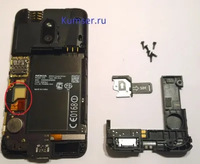 Înlocuirea butoanele de control al volumului de pe telefonul Nokia Lumia 620, mobile de reparații Electronice