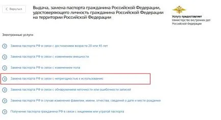 pașaportul de înlocuire la daune în 2017 ca o schimbare prin intermediul serviciilor publice