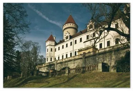 Castelul Konopiste din Republica Cehă fotografii, comentarii, cum să obțineți de la Praga