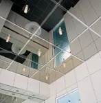 plafon oglindit în baie - Suspendat, suspendat, aluminiu, sticla en plus