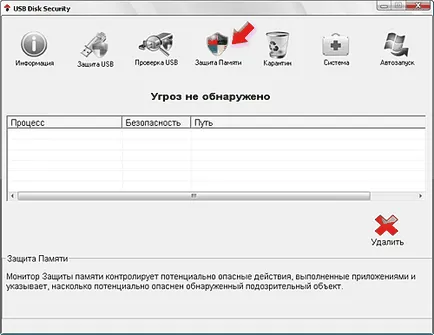 Защита срещу вируси остана с помощта на USB диск за сигурност