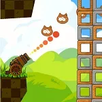 Angry Birds și pisici miau joc online gratuit