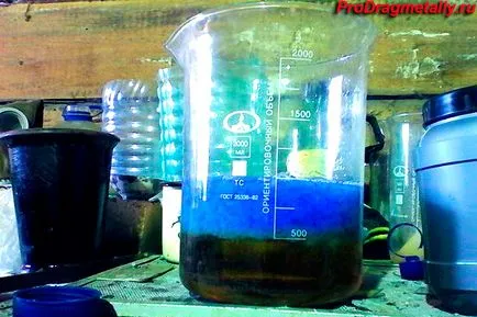 Рафинирането на паладий в дома на кондензатори км, азотна киселина