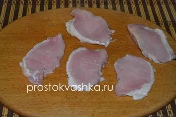 Chiftele de carne de porc - o reteta simpla, cu o fotografie