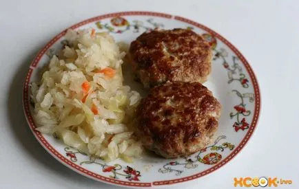 Húsgombóc sertéshús - recept fotókkal, hogyan kell főzni lédús