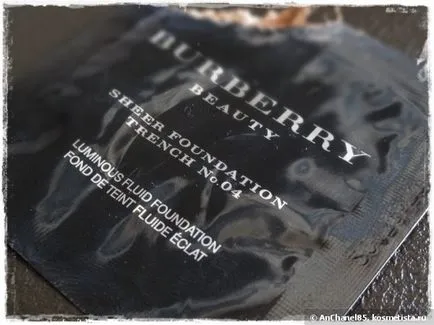 Burberry прозрачните ФДТ изкоп № 04, отзивите ми мнение