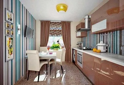 Ce se poate face cu un plafon scăzut în bucătărie foto Design Interior