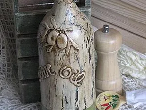 Decoupage palack olívaolaj