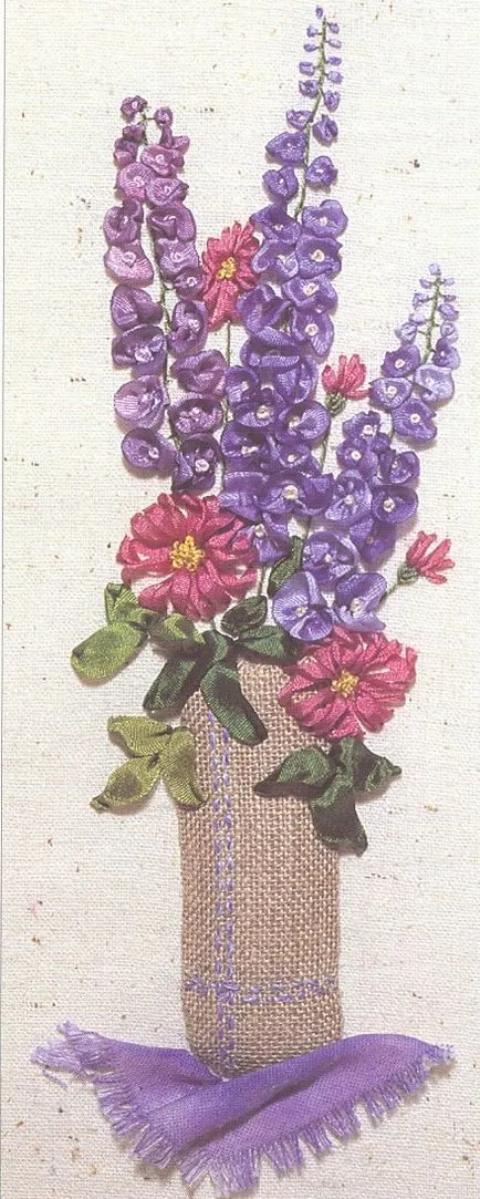 Delphiniums și asters