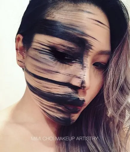 Ea a părăsit cariera didactică pentru a crea iluzii optice în make-up - în lumea interesantă