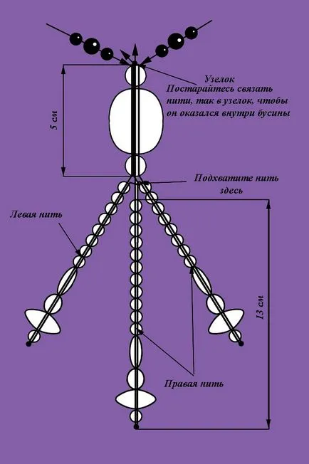 Боядисани дървени мъниста Арабския приказка със собствените си ръце