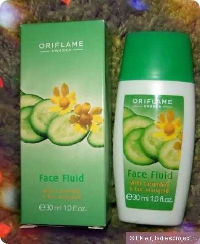 Day Cream-folyadék - uborka és öröklés - az Oriflame -, fényképek és ár