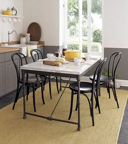 Tervezés asztalok és székek konyhai fotó kollekcióban