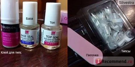 Gel de unghii kit de unghii impetuos Diva franceză folie de manichiura - «realitate gel tubeless sau mit