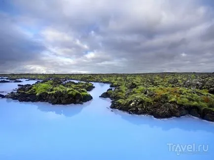 Geotermikus Complex kék lagúna víz tejelő Izland