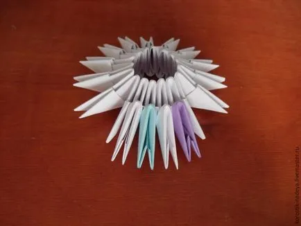 Hogyan készítsünk egy váza tulipán a szakterületen moduláris origami - Fair Masters - kézzel készített,