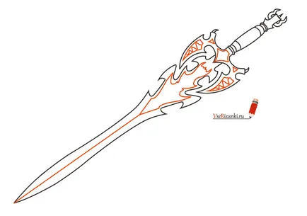 Как да се направи меч молив етапи