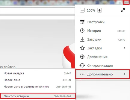 Cum de a goli memoria cache în Yandex browser, Chrome și alte browsere