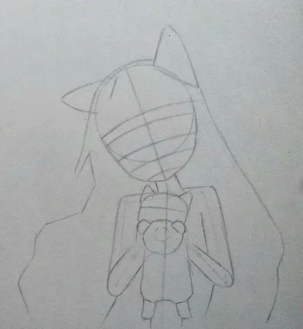 Как да се направи аниме момиче с лисичи цветни моливи