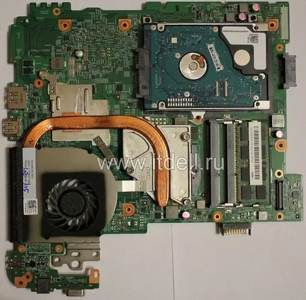 Hogyan tisztítható port a hűtő laptop Dell Inspiron n5110 rendszer