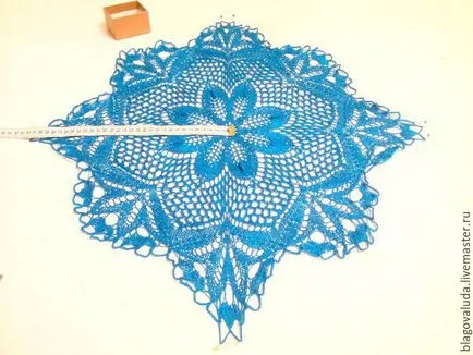 Как да се даде перфектната форма на плетена салфетка - Справедливи Masters - ръчна изработка, ръчно изработени