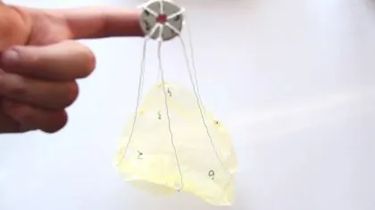 Cum sa faci o parașută jucărie