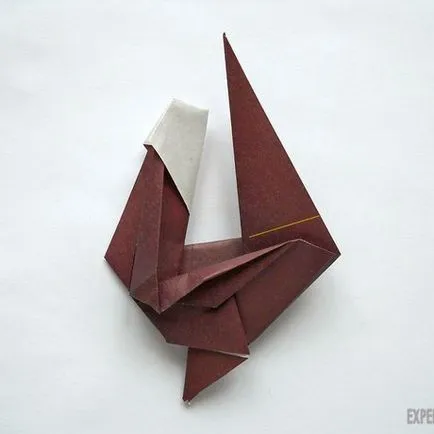 Как да се сгъва оригами патица от хартия, expertoza