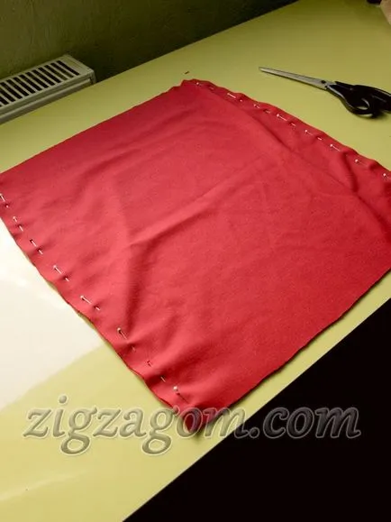 Как да шият пола, изработена от жарсе