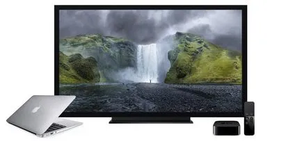 Как да показва изображение на Mac Apple TV
