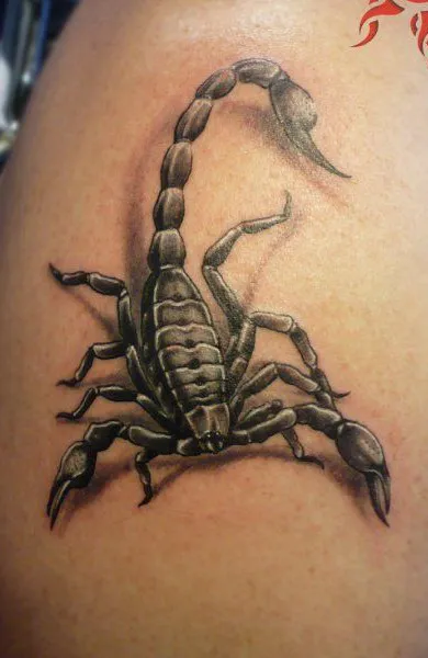 Frumos tatuaje Scorpion