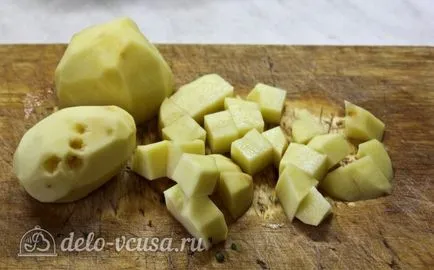 Cream brokkoli leves recept egy fotó - egy lépésről lépésre főzés krémleves brokkoli és tejszín