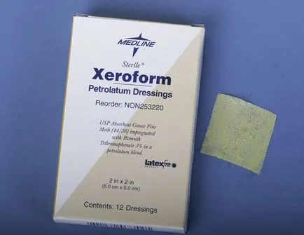 Xeroform инструкции за употреба, обработка, ревюта, показания, противопоказания