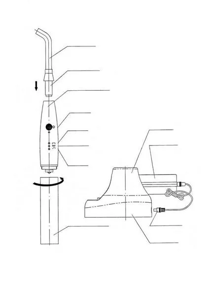 Lampa pentru fotopolimerizare SLC-viii, platforma de conținut